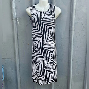 Wolford Black & White Patterned Bodycon dress, size XS